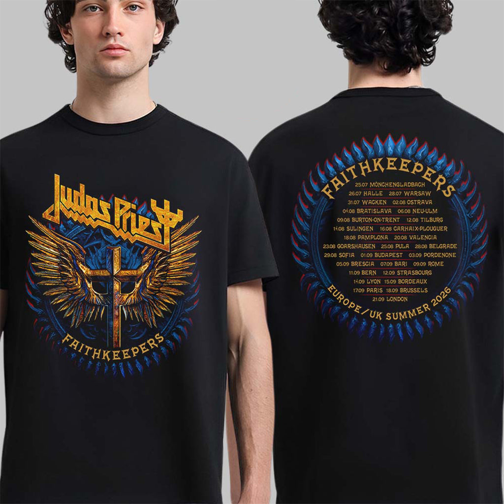 Judas Priest Faithkeepers Europe UK Tour 2026 T-Shirt Judas Priest Merch Gift For Rockers(2)