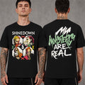 Shinedown Dance Kid Dance Act II 2026 Tour Merch Band Comics Style Monsters Are Real T-Shirt