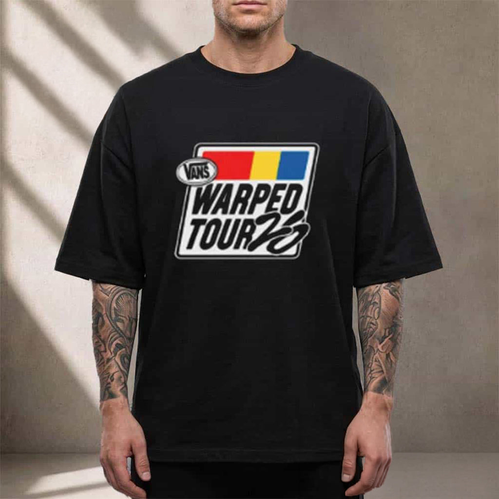 Vans Warped Tour 2026 Long Beach Merchandise VHS T-Shirt Present Ideas