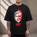 Ryan Gosling Ghost Rider 2028 Split Face T-Shirt Ghost Rider Merch Useful Gifts For Husband