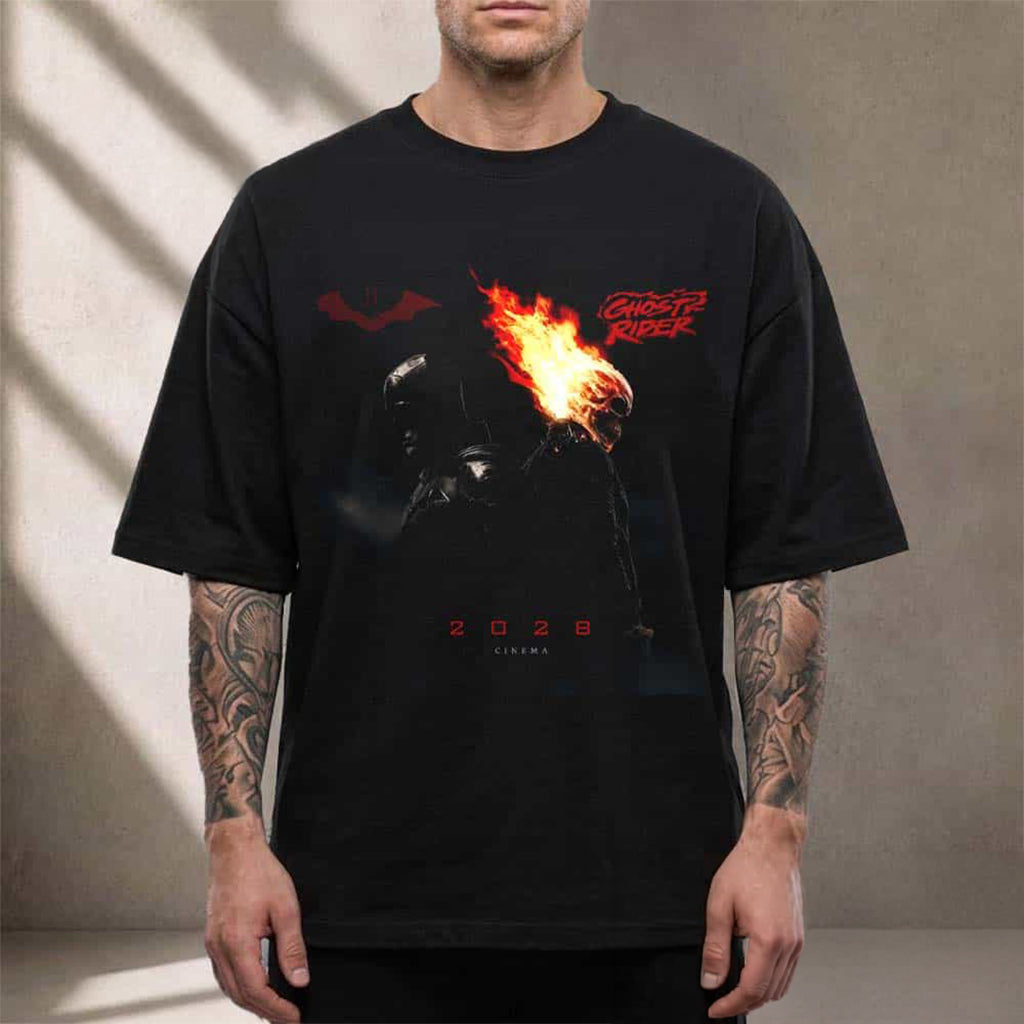 The Batman Part II Ghost Rider 2028 Cinema T-Shirt Batman Merch Gift For Movie Fans