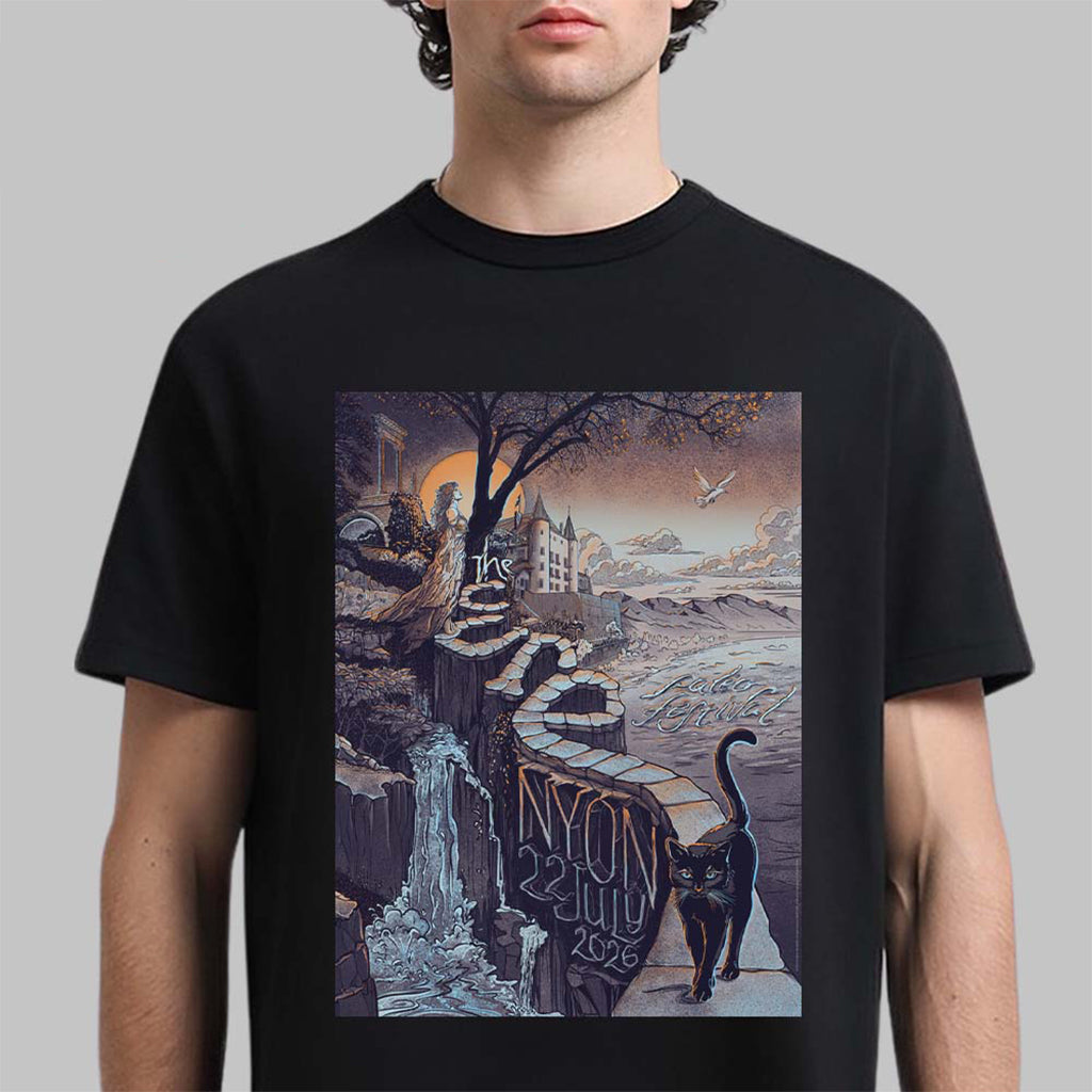 The Cure Nyon Switzerland Paleo Festival 2026 T-Shirt The Cure Merch Gift For Rockers