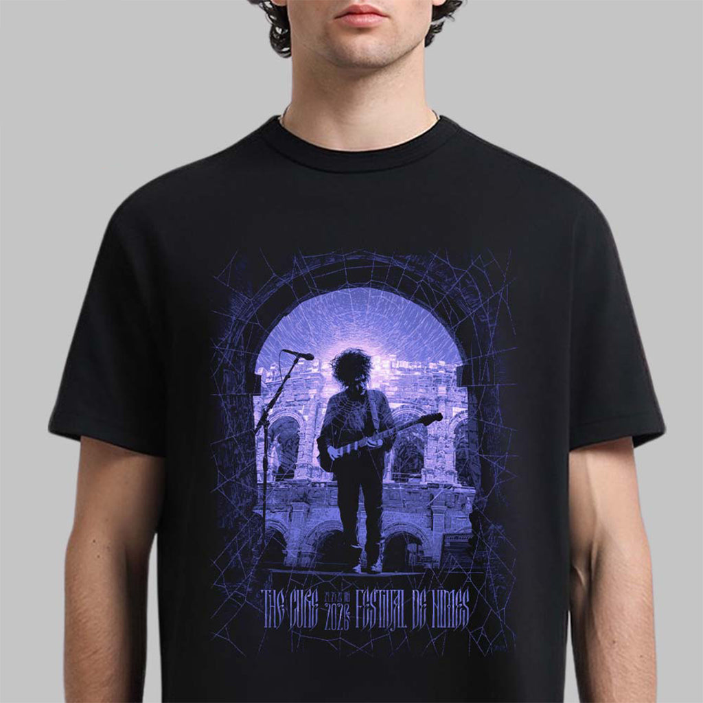 The Cure Nimes France Festival De Nimes 2026 T-Shirt The Cure Merch Gift For Rockers