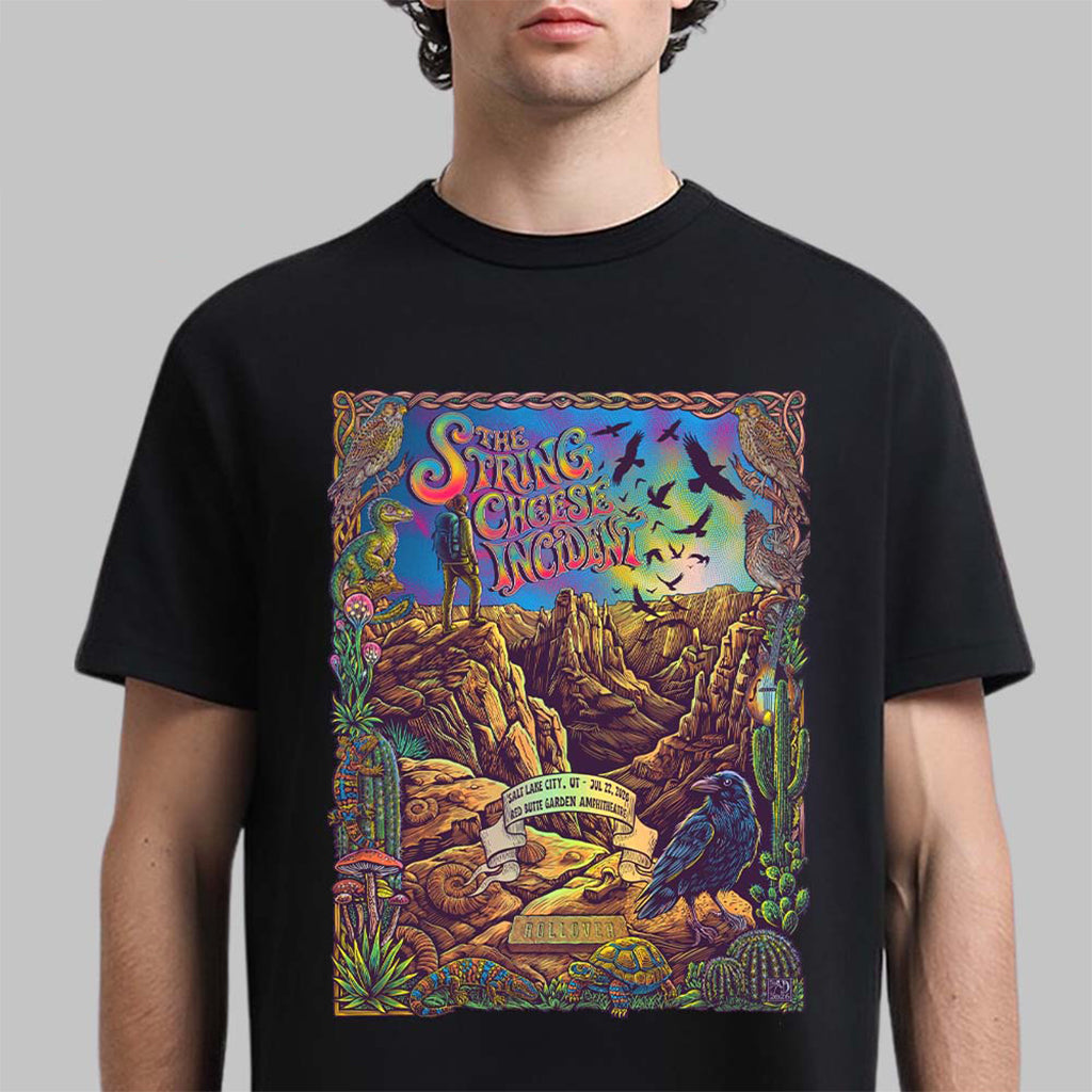 The String Cheese Incident Salt Lake City Utah 2026 Event Poster T-Shirt The String Merch Gift