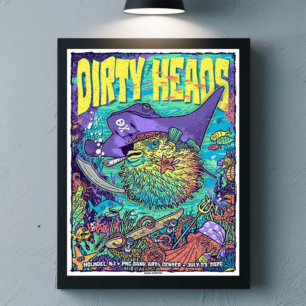 Dirty Heads Holmdel New Jersey 2026 Poster Dirty Heads Merch Gift For Reggae Fans