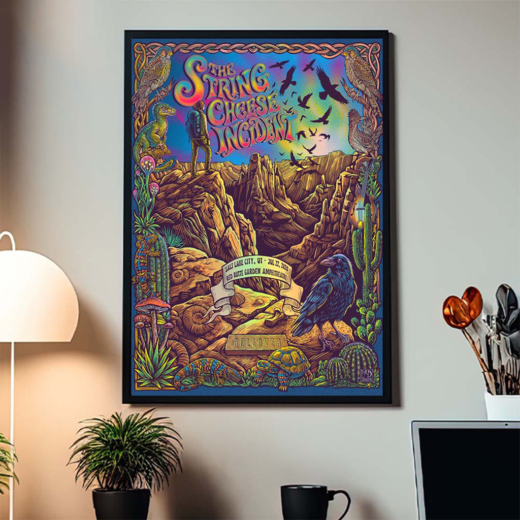 The String Cheese Incident Salt Lake City 2026 Poster Incident Merch Gift For Music Fans