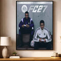 Kylian Mbappe Jude Bellingham Ultimate Plus EA Sports FC27 Poster Mbappe Merch Gift For Fans