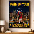 ACDC Pwr Up Tour 2026 St Louis MO The Dome America Center Poster ACDC Merch Gift For Fans