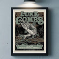 Luke Combs Edinburgh UK 2026 Night 1 Exclusive Poster Luke Combs Merch Gifts For Your Husband