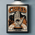 Creed Huntsville Alabama 2026 Event Poster The Orion Amphitheater Merch Home Decor Gift