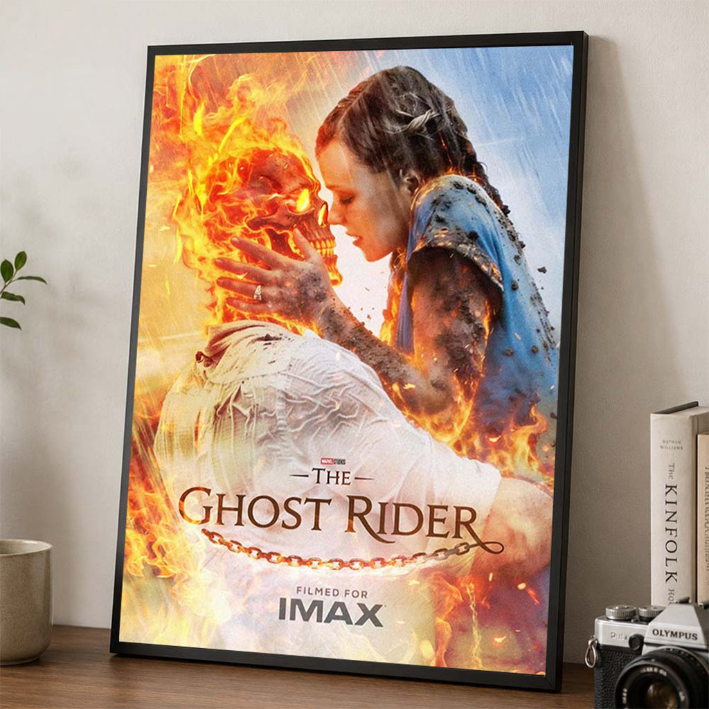 Ryan Gosling Ghost Rider X The Notebook Home Decor Poster Ghost Rider Merch Gift For Him