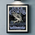 Luke Combs Edinburgh UK 2026 Night 2 Poster Luke Combs Merch Present Ideas