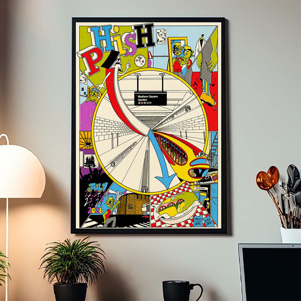 Phish Five Nights MSG New York City Stella Murphy Poster Phish Merch Gift For Rockers Fans