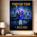 ACDC Edmonton AB Pwr Up Tour 2026 Poster ACDC Merch Gift For Rockers Fans