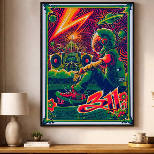 311 Band Columbia MD 2026 Event Poster 311 Band Merch Gift For Rockers Fans