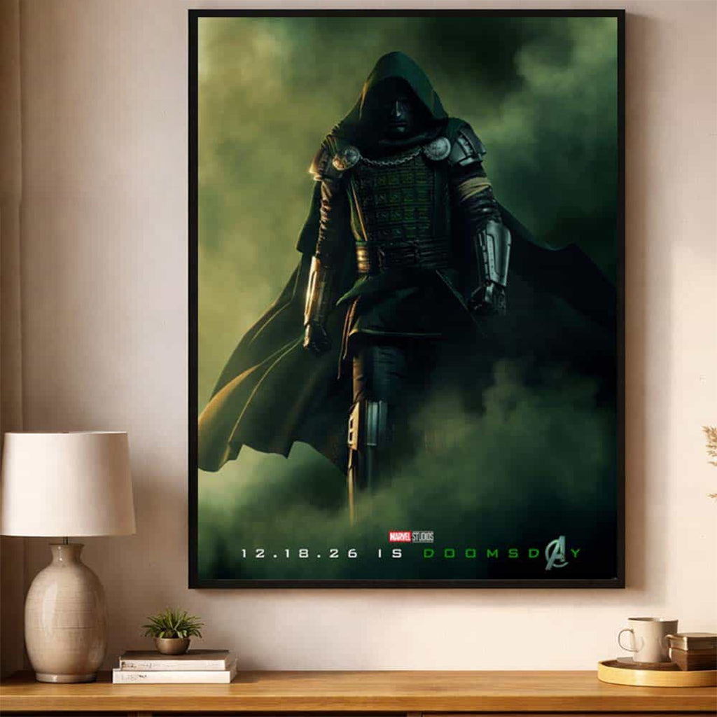 Avengers Doomsday New Poster Dr Doom Marvel Studios 2026 Poster Avengers Doomsday Merch