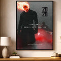 MCU X DC Studios Ghost Rider X The Batman Poster Vengeance Vs Spirit Of Vengeance 2028 Merch