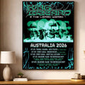 King Gizzard And The Lizard Wizard Australia 2026 Tour Dates Poster King Gizzard Merch Gift