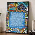 Vans Warped Tour Long Beach CA July 25 2026 Lineup Poster Vans Warped Merch Gift For Fans