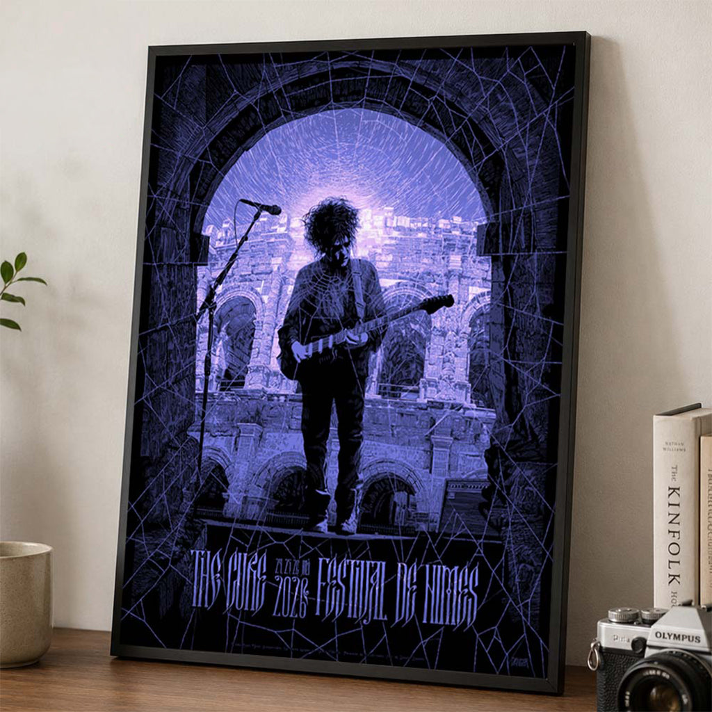 The Cure Nimes France Festival De Nimes 2026 Poster The Cure Merch Gift For Rockers Fans