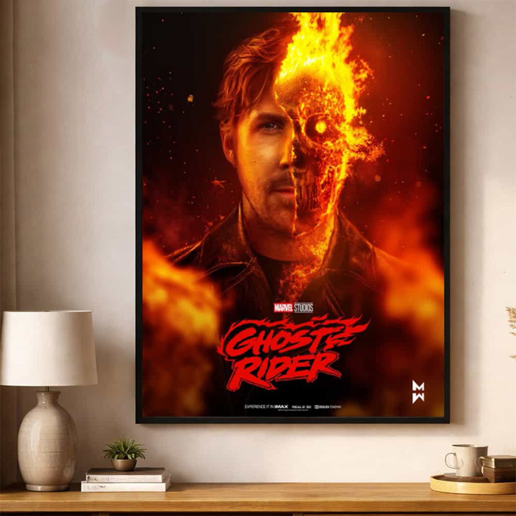 Ryan Gosling Is Ghost Rider 2028 Marvel Studios Official Confirmed Poster Ghost Rider Merch Gift