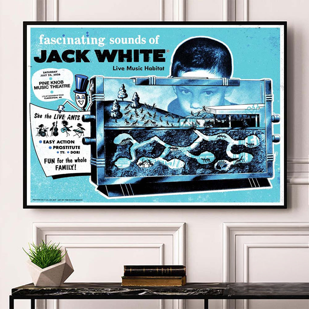 Jack White Detroit Michigan 2026 Exclusive Event Poster Jack White Merch Best Gifts For Him