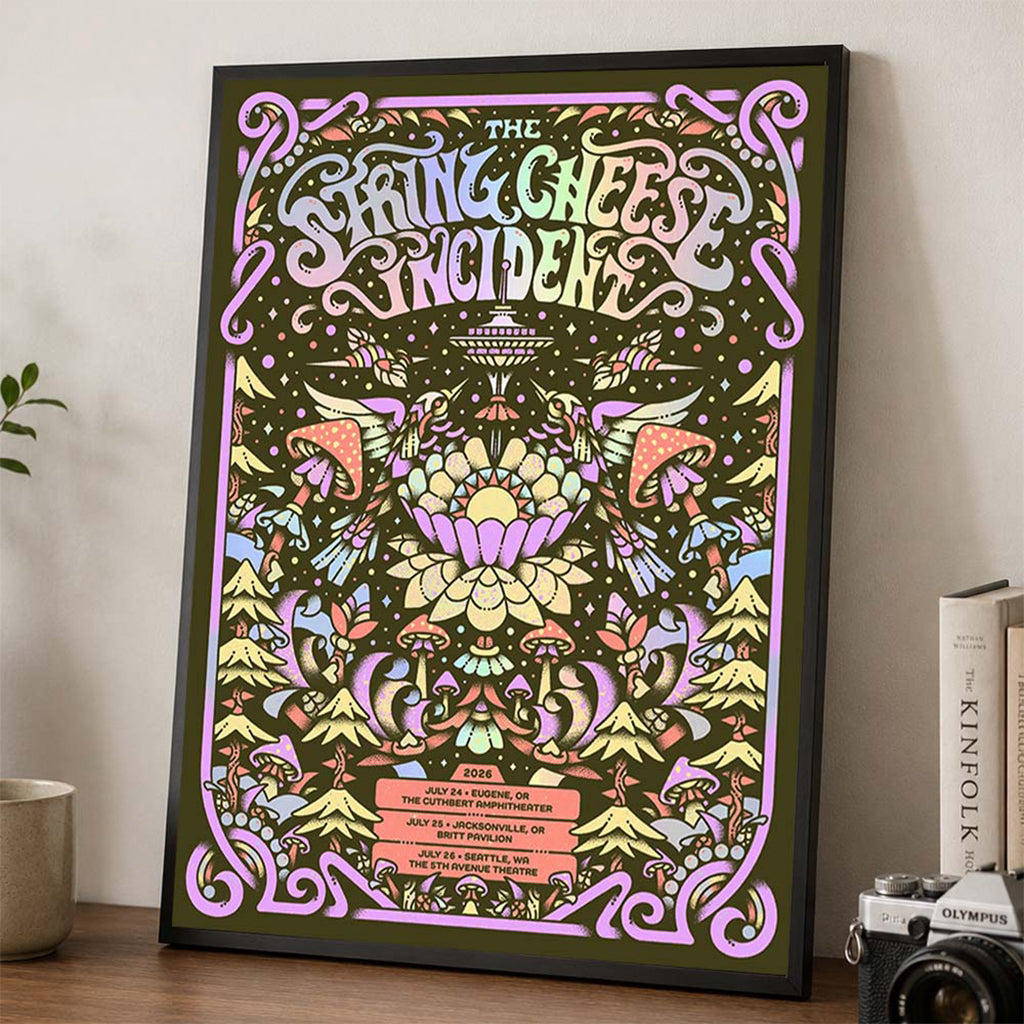 The String Cheese Incident Eugene Jacksonville Seattle 2026 Poster Incident Merch Gift For Fans