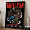 Simple Plan The Bigger Than You Think Tour Sequel 2026 Poster Trendy Gifts For Fans