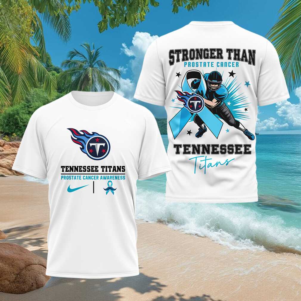 Tennessee Titans Prostate Cancer Awareness Football Shirt Titans Merch Gifts For Fan