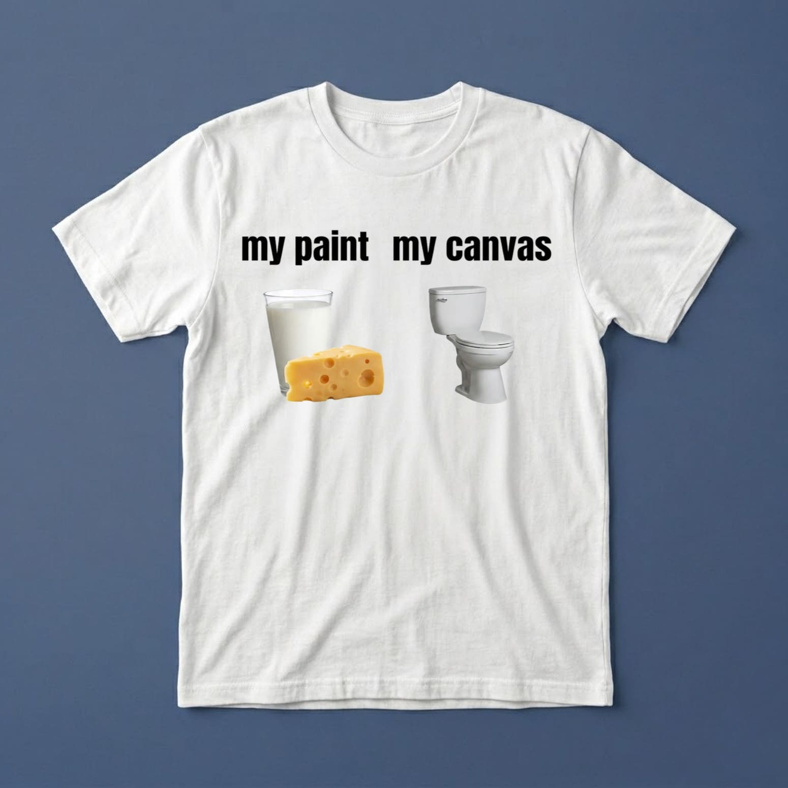 My Paint My Canvas Shirt Toilet Humor Meme T-Shirt Dark Humor Gift For Friends