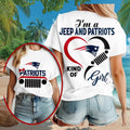 New England Patriots Merch 2026 I_m A Jeep And Patriots Kind Of Girl T-Shirt Cute Gift For Her