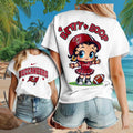 Tampa Bay Buccaneers Betty Boop Football Cheerleader Shirt Buccaneers Merch Gift For BFF