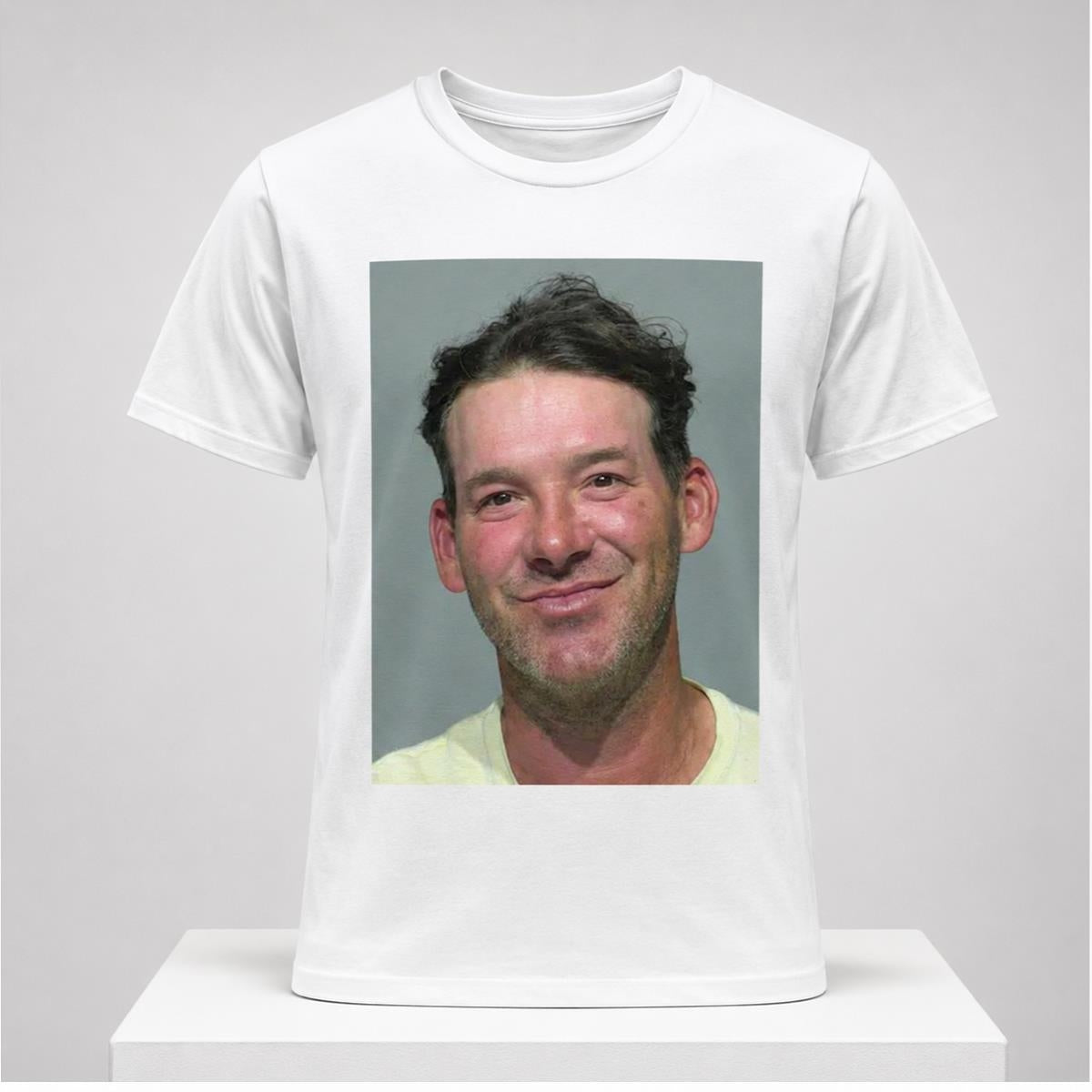 Tony Romo Mug Shot Shirt Tony Romo Merch Gift Ideas For Fans_