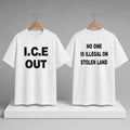 N3on And Ryan Garcia ICE Out No One Is Illegal On Stolen Land Shirt Anti ICE Clothing Gifts