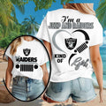 Las Vegas Raiders Merch I_m A Jeep And Raiders  Kind Of Girl T-Shirt Football Fan Gift Ideas
