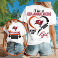Tampa Bay Buccaneers Merch 2026 I_m A Jeep And Buccaneers Kind Of Girl T-Shirt Gifts For Fans