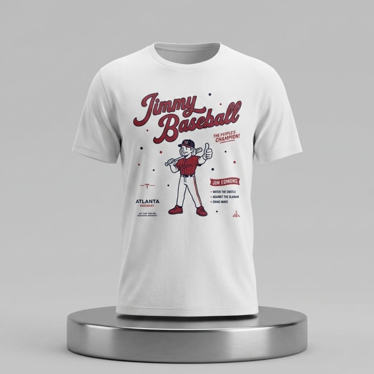 Jimmy Baseball The People_s Shortstop Shirt 2026 Jim Edmonds Merch Gift For Brothers