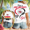 Kansas City Chiefs Jeep Heart Cute Grille T-Shirt Kansas City Chiefs Merch Gifts For Fans
