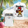 Custom Name Pittsburgh Steelers Spider Superhero Football T-Shirt Pittsburgh Steelers Merch