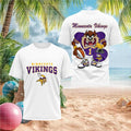 Minnesota Vikings Taz Football Mascot T-Shirt Minnesota Vikings Merch Gifts For Him Fans