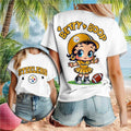 Pittsburgh Steelers Betty Boop Football Cheerleader T-Shirt Pittsburgh Steelers Merch Present