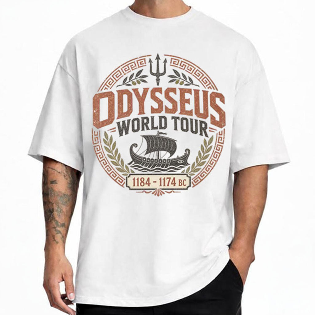 Odysseus World Tour Merch Funny The Odyssey Movie T-Shirt Best Birthday Gift For Husband