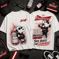 Budweiser x Snoopy 150th Anniversary White T-Shirt Budweiser Merch Gifts For Beer Lovers