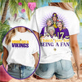 Minnesota Vikings Golden Girls Thank You For Being A Fan T-Shirt Vikings Merch Gift For Fans