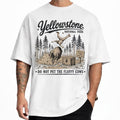 Yellowstone National Park Merch Do Not Pet The Fluffy Cows Bison Toss T-Shirt Gifts For Him