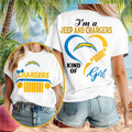 Los Angeles Chargers Jeep Heartbeat Fan T-Shirt Los Angeles Chargers Merch Meaningful Gifts