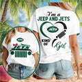 New York Jets Jeep Heart Cute Grille T-Shirt New York Jets Merch Birthday Gift