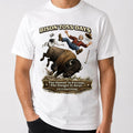 Bison Toss Days Yellowstone National Park T-Shirt Gift Ideas For Him