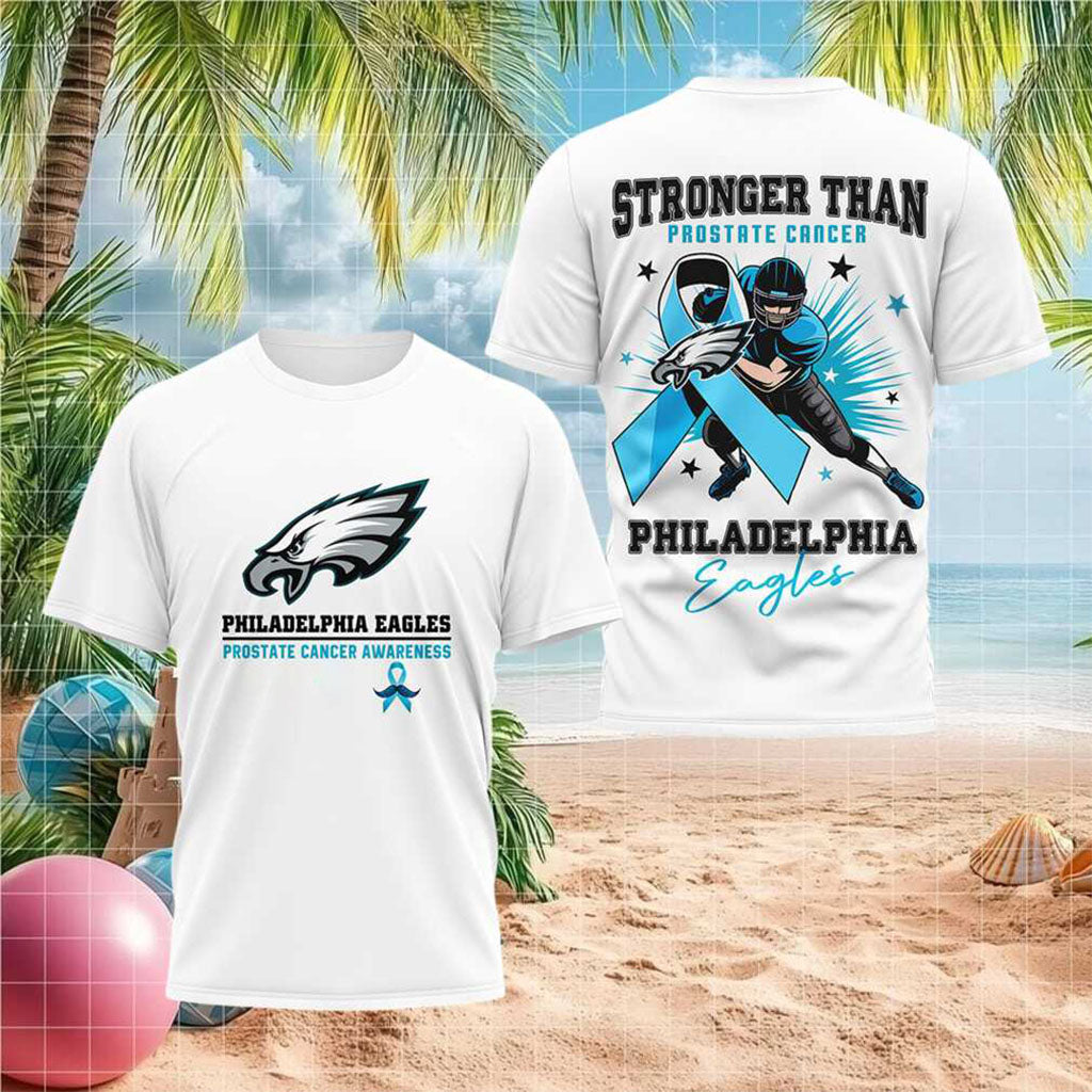 Philadelphia Eagles Football Prostate Cancer Awareness T-Shirt Philadelphia Eagles Merch Gifts