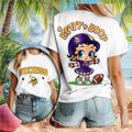 Minnesota Vikings Betty Boop Football Cheerleader T-Shirt Minnesota Vikings Merch Gifts